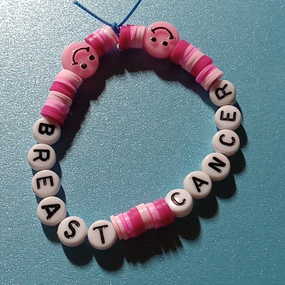 Breast cancer Clay Bracelet